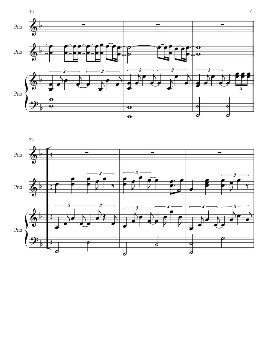 One day-Arash Piano Easy Piano scores gallery preview page 4
