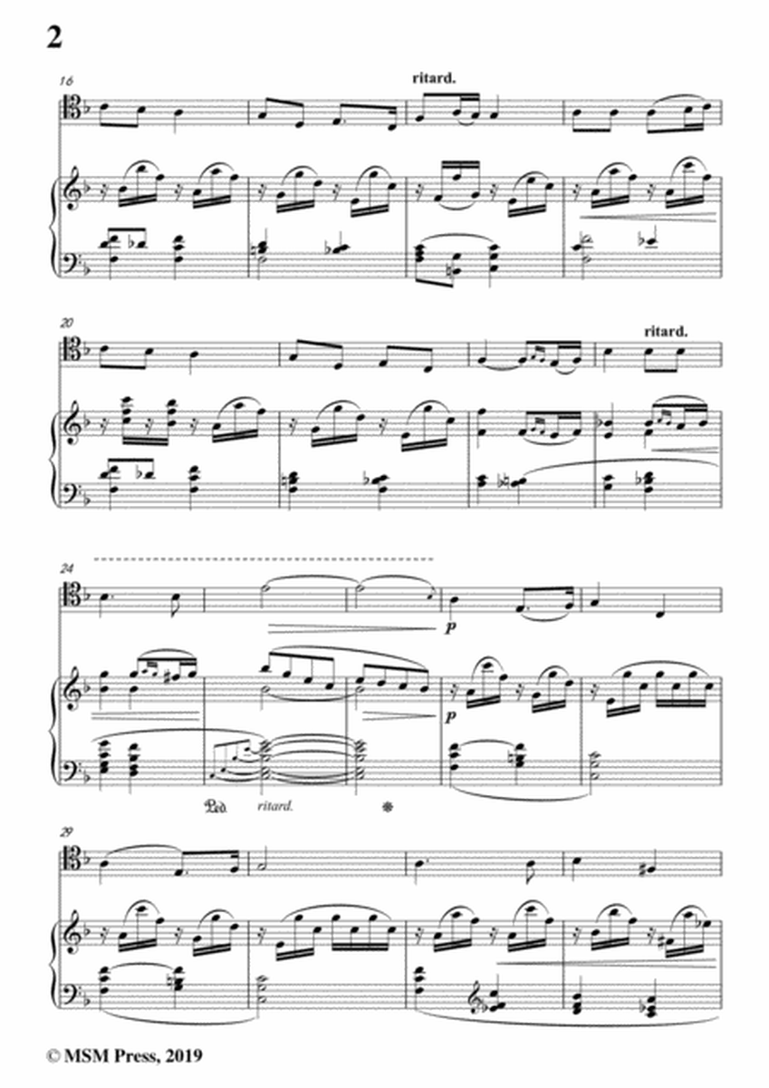Schumann-Lied der Braut No.1,for Cello and Piano image number null