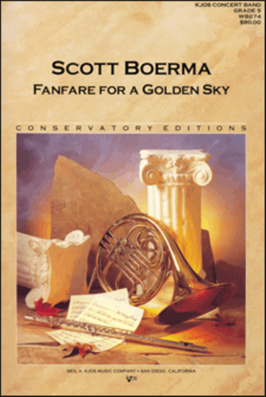 Book cover for Fanfare For a Golden Sky