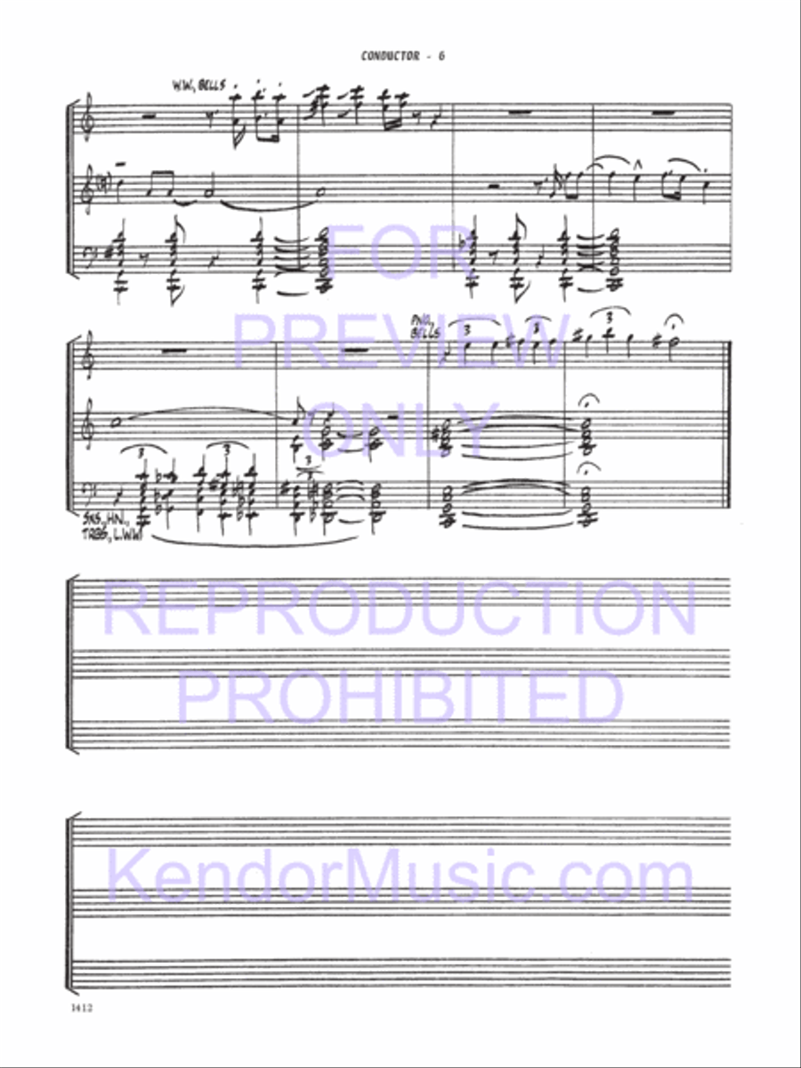 Comin' Through The Rye Jazz Ensemble scores gallery preview page 7