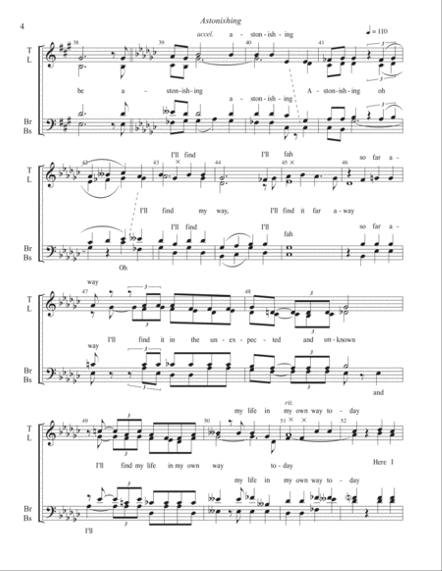 Astonishing 4-Part scores gallery preview page 4