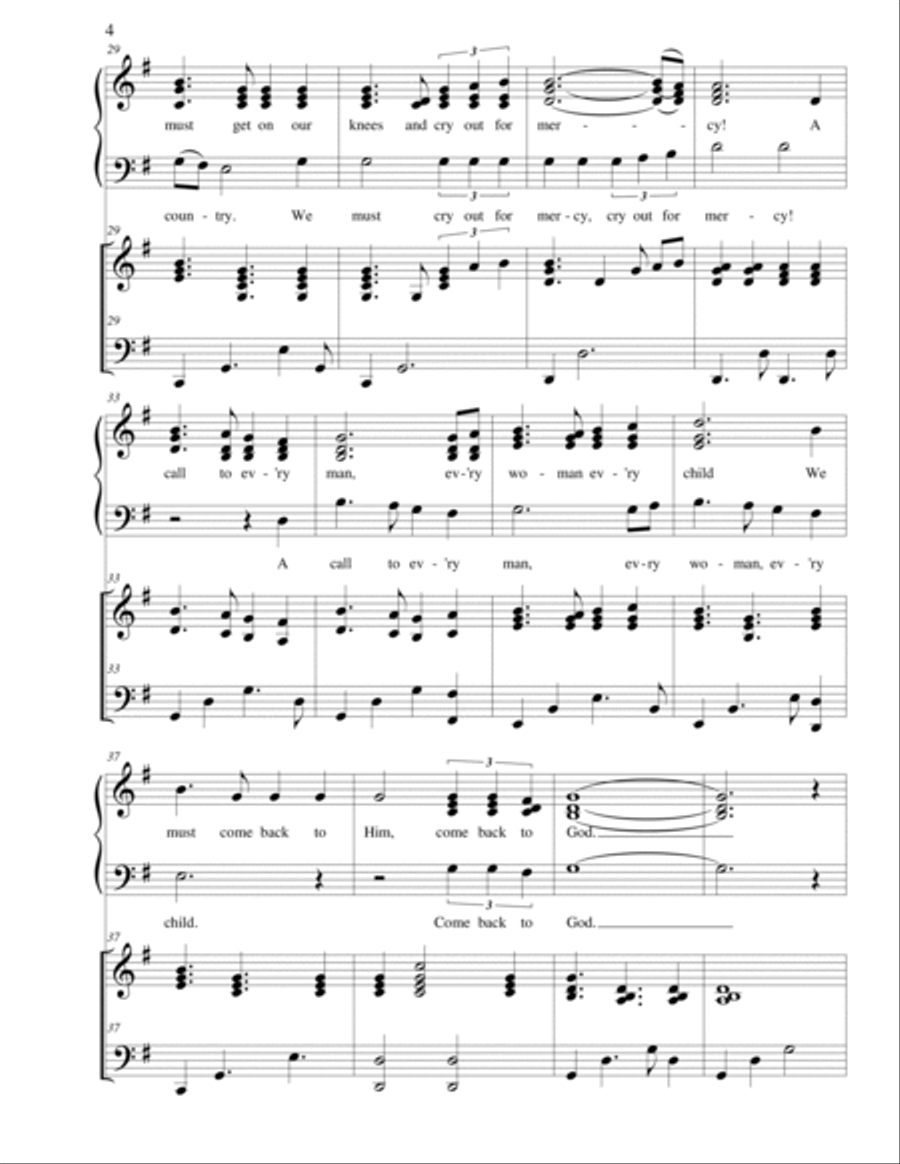 A Call to our Nation 4-Part scores gallery preview page 4