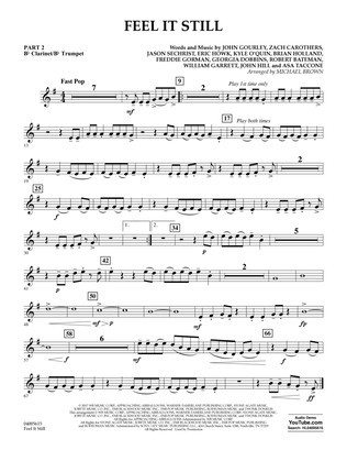 Feel It Still - Pt.2 - Bb Clarinet/Bb Trumpet