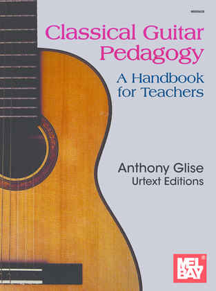 Book cover for Classical Guitar Pedagogy