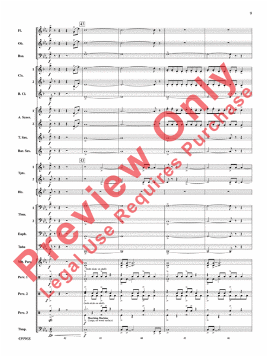 Terracotta Warriors Terracotta Warriors Concert Band scores gallery preview page 10