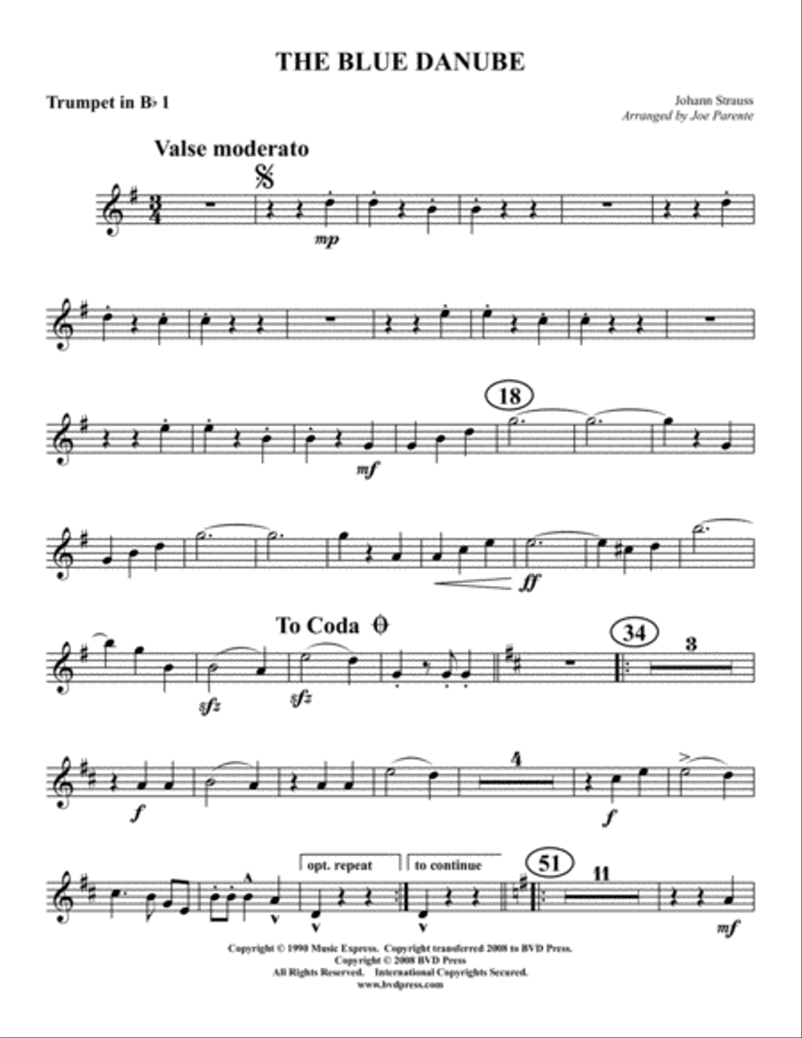 Blue Danube Brass Quintet scores gallery preview page 5