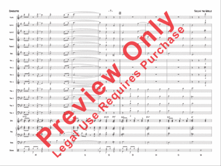 Jazzin' the World Jazz Ensemble scores gallery preview page 10