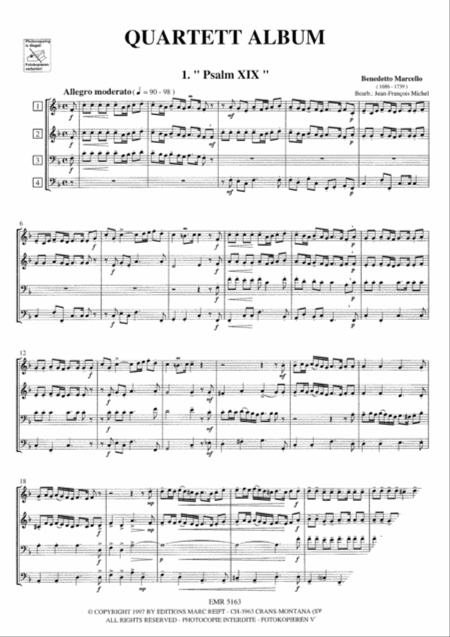Quartet Album Quartet Album Brass Ensemble scores gallery preview page 4