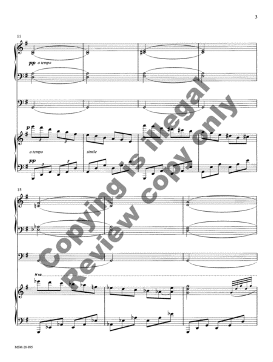Simple Gifts Organ scores gallery preview page 3
