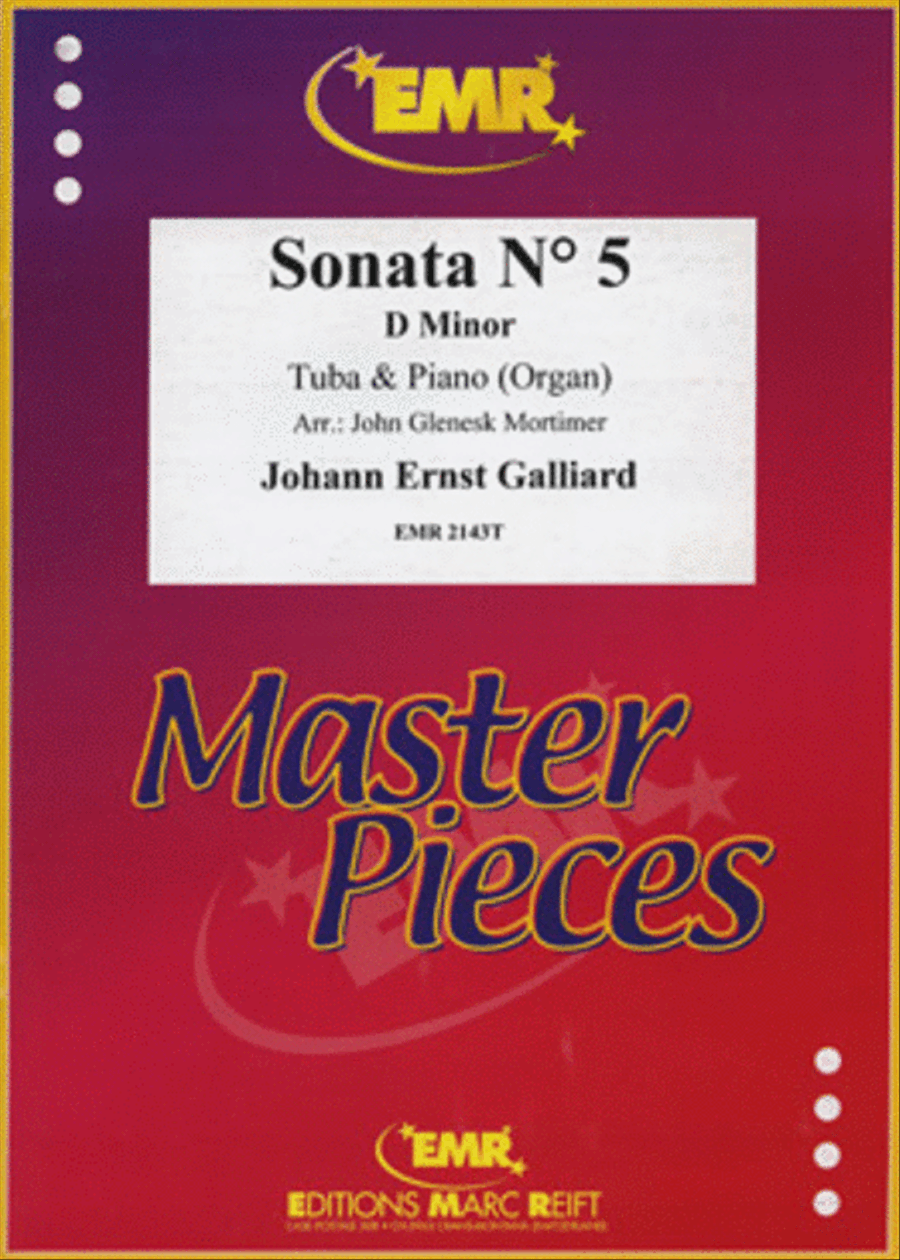 Sonata No. 5 in D minor Sonata No. 5 in D minor Tuba scores gallery preview page 1