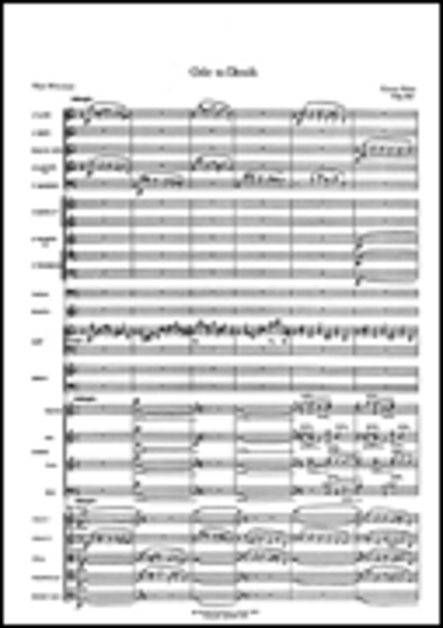 Gustav Holst: Ode To Death Op.38 (Study Score) 4-Part scores gallery preview page 1