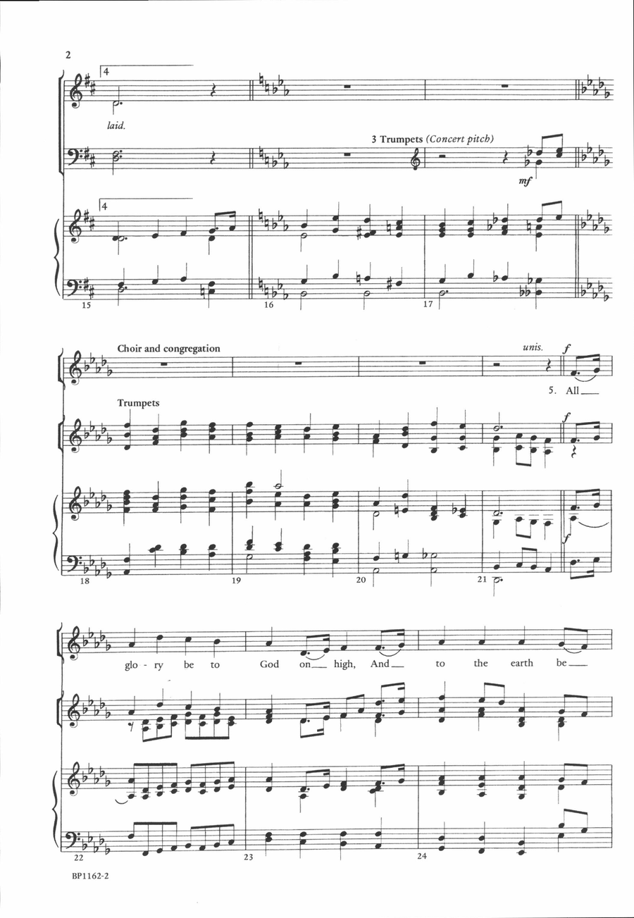 Angels We Have Heard on High - Beck 4-Part scores gallery preview page 3
