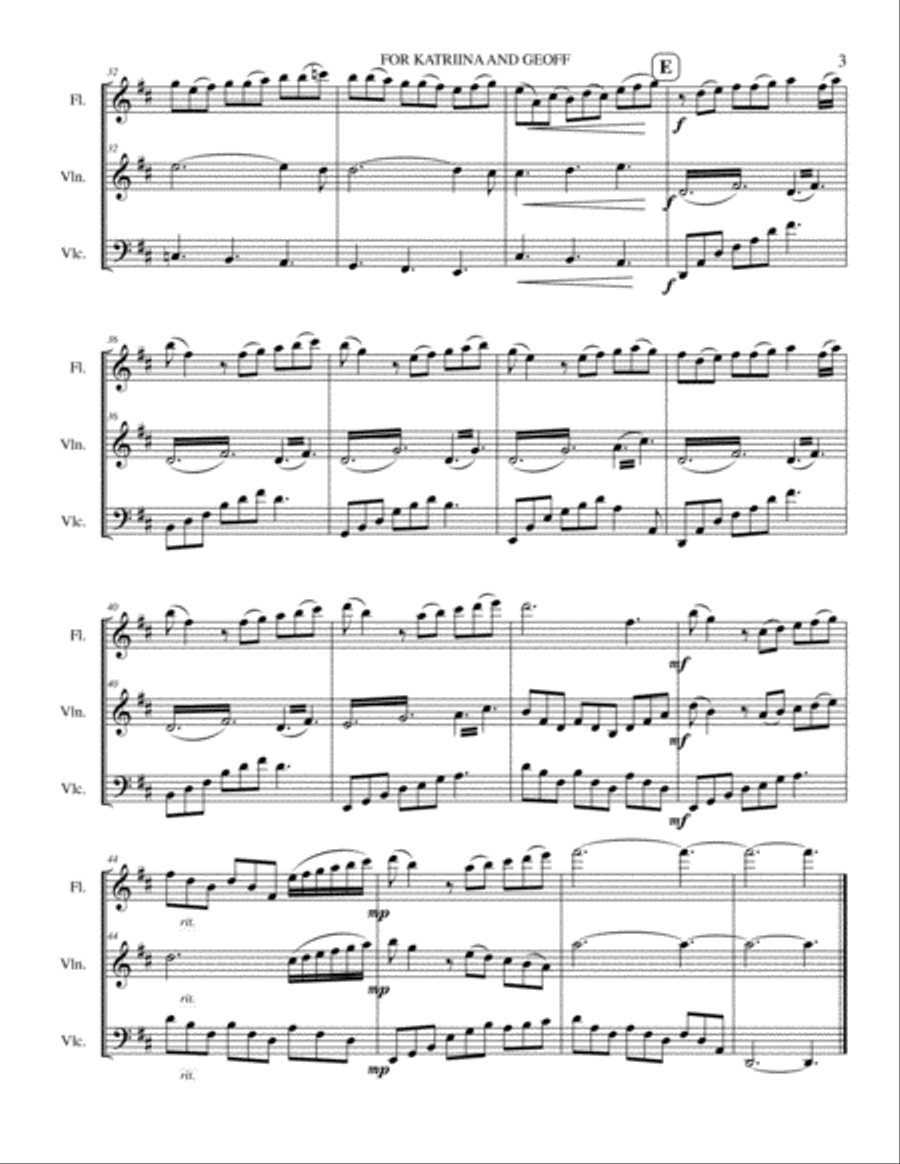 For Katriina and Geoff Small Ensemble scores gallery preview page 4