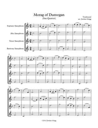Morag of Dunvegan (Sax Quartet)