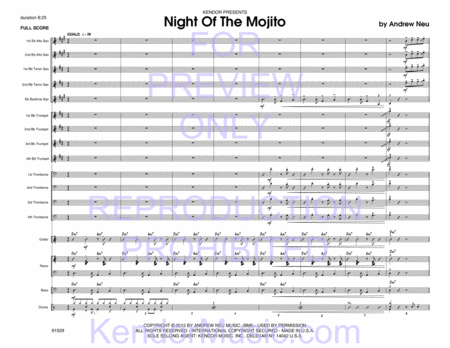 Night Of The Mojito (Full Score)