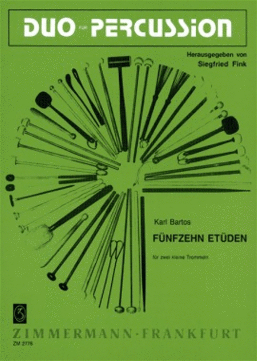 Fifteen Etudes Fifteen Etudes Snare Drum scores gallery preview page 1