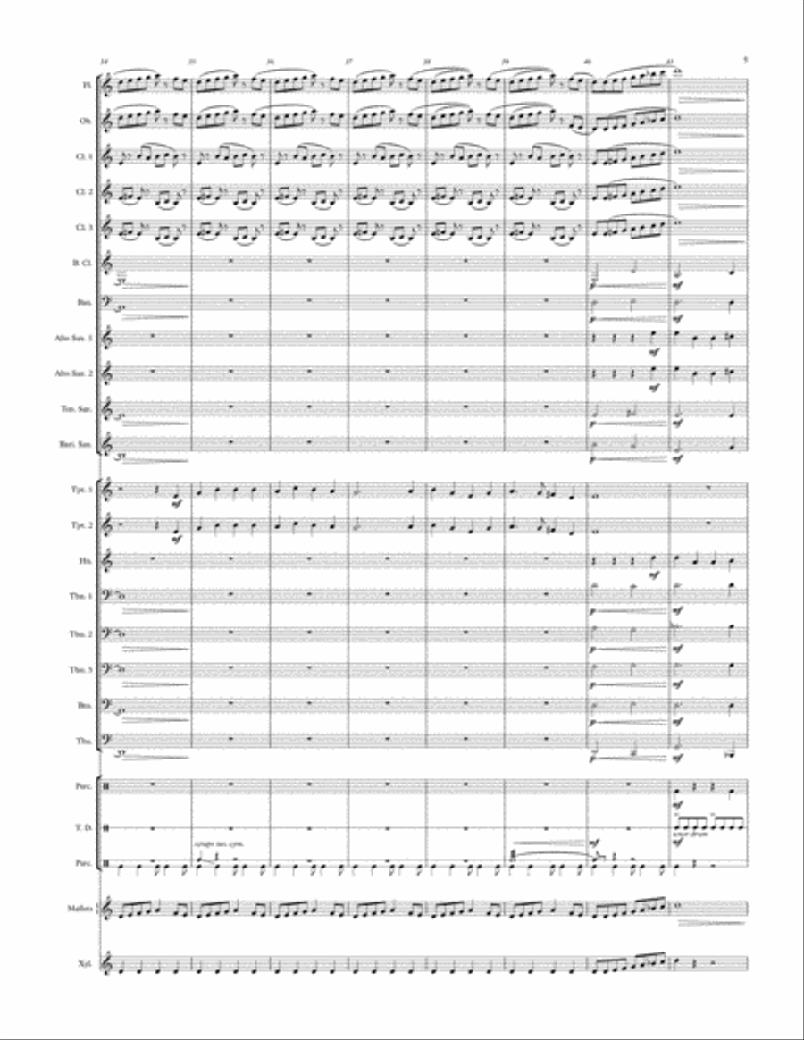 From Wintry Darkness-Light! Concert Band scores gallery preview page 5