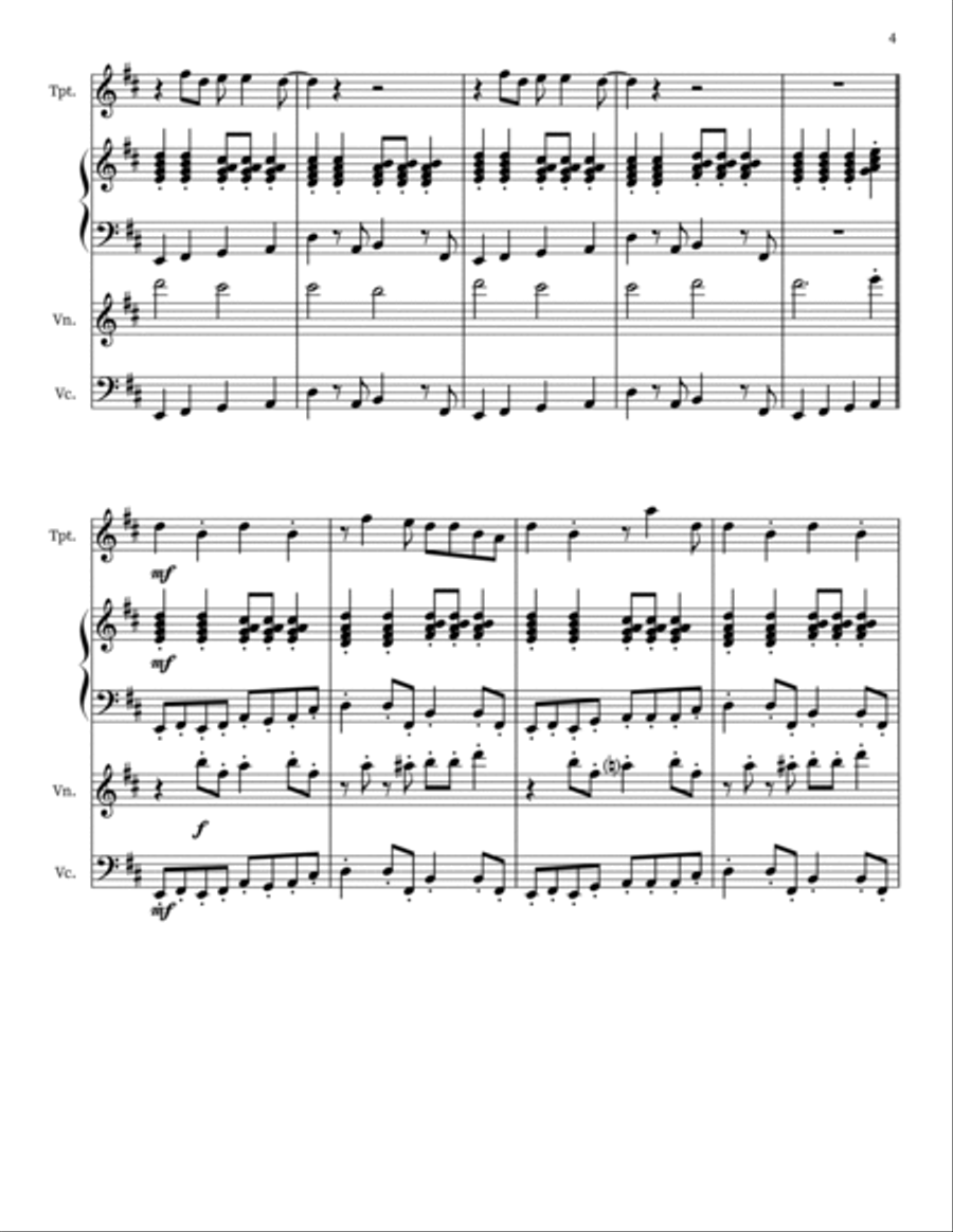 Come And Get Your Love Score and Parts scores gallery preview page 4