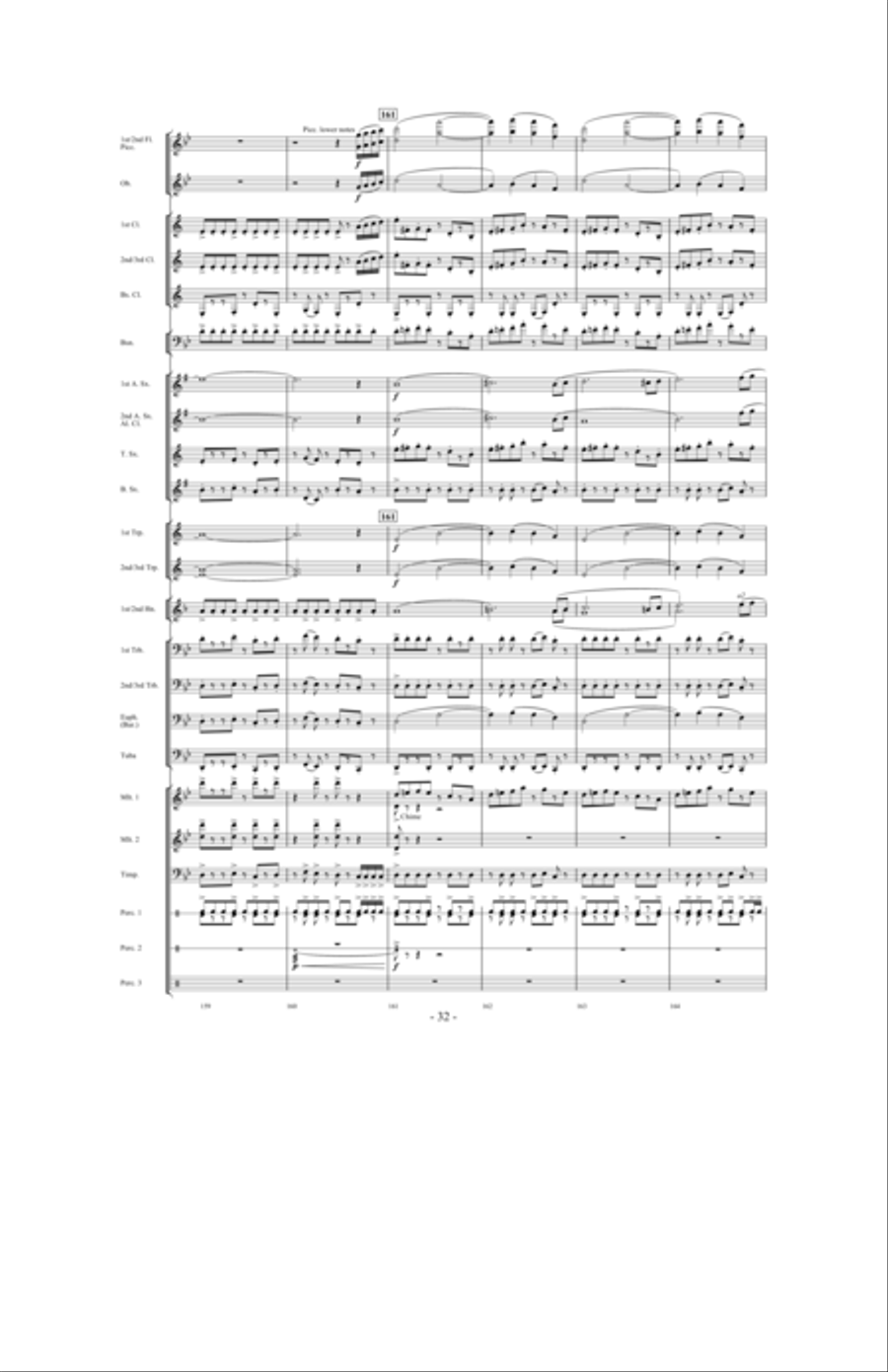 Toward the North Star Toward the North Star Concert Band scores gallery preview page 31