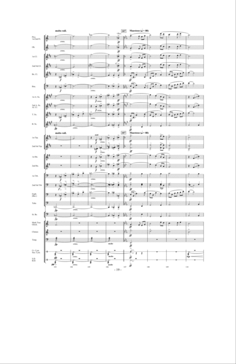 Towards a New Horizon Concert Band scores gallery preview page 18