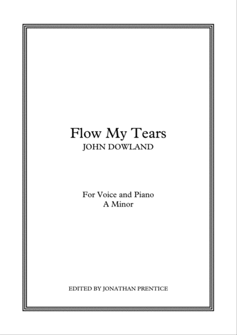 Flow My Tears (A Minor) Voice scores gallery preview page 1