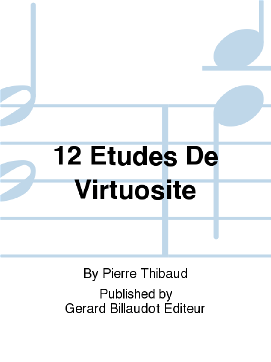 12 Etudes De Virtuosite 12 Etudes De Virtuosite School and Community scores gallery preview page 1