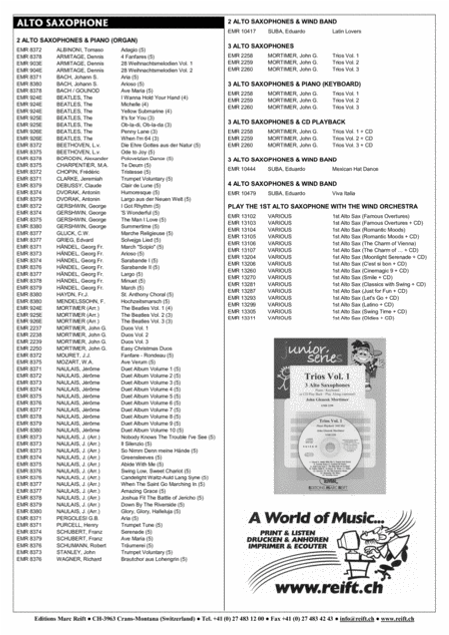 Nautical Airs Alto Saxophone scores gallery preview page 11