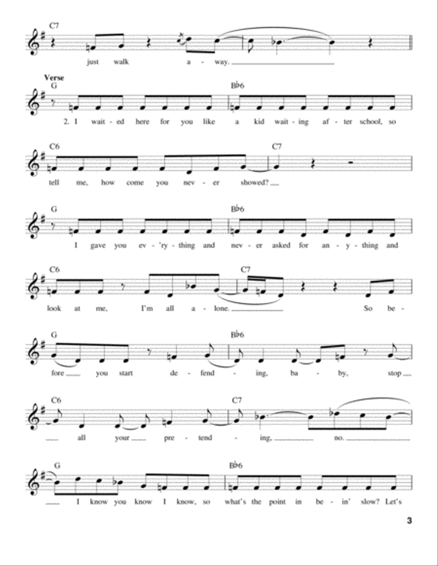 Walk Away Voice scores gallery preview page 3