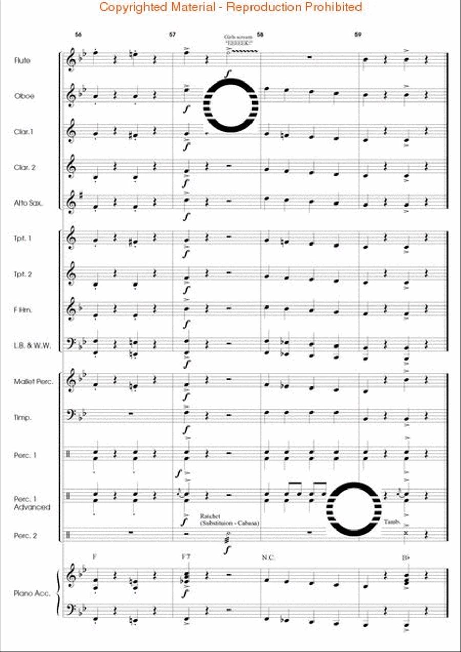 Along Came a Spider Along Came a Spider Concert Band scores gallery preview page 13