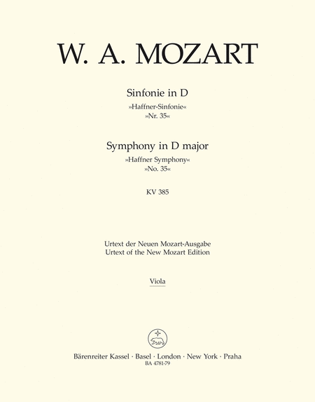 Wolfgang Amadeus Mozart: Symphony in D major (No. 35) - Haffner Symphony