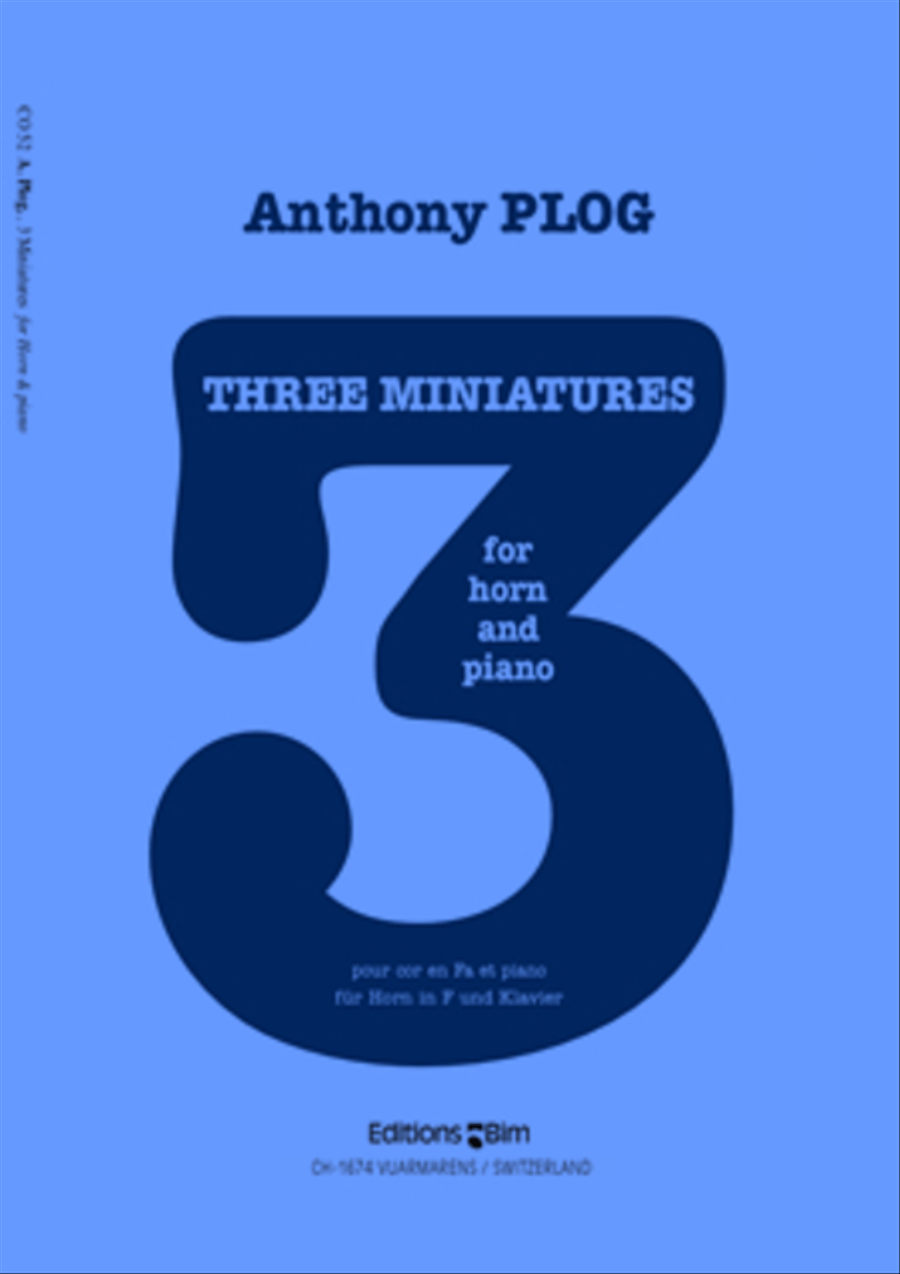 3 Miniatures Horn scores gallery preview page 1