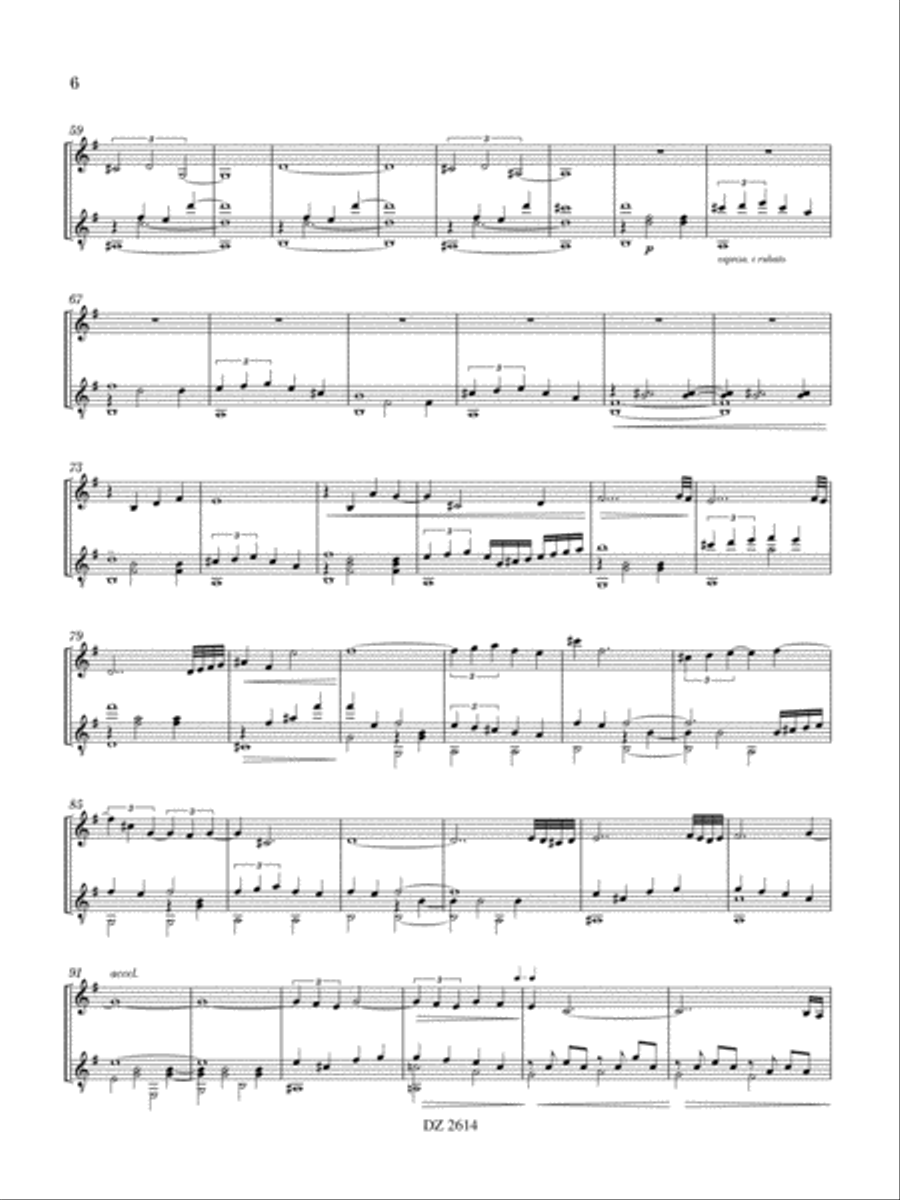 Cassino 1944 Violin scores gallery preview page 6