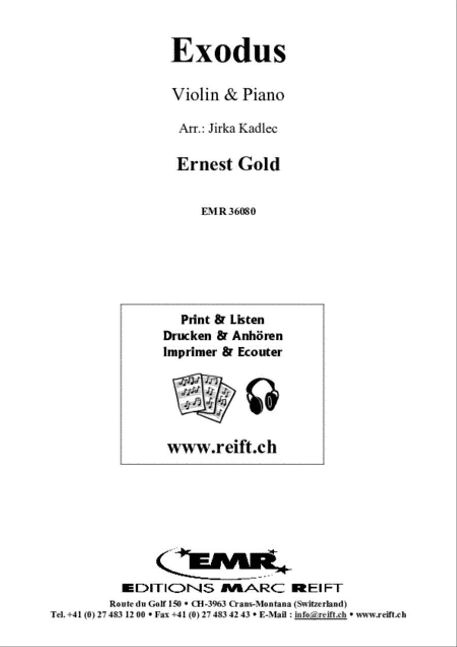 Exodus Exodus Violin Solo scores gallery preview page 2
