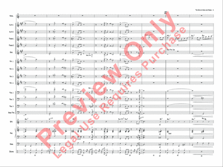 The Days of Wine and Roses Jazz Ensemble scores gallery preview page 21