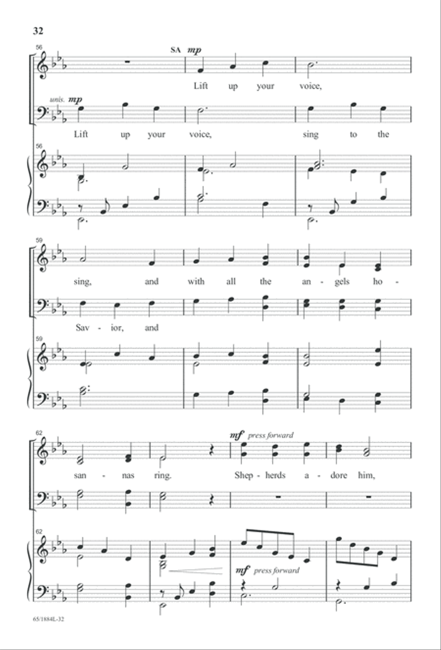 Let Us Adore Him Let Us Adore Him 4-Part scores gallery preview page 34