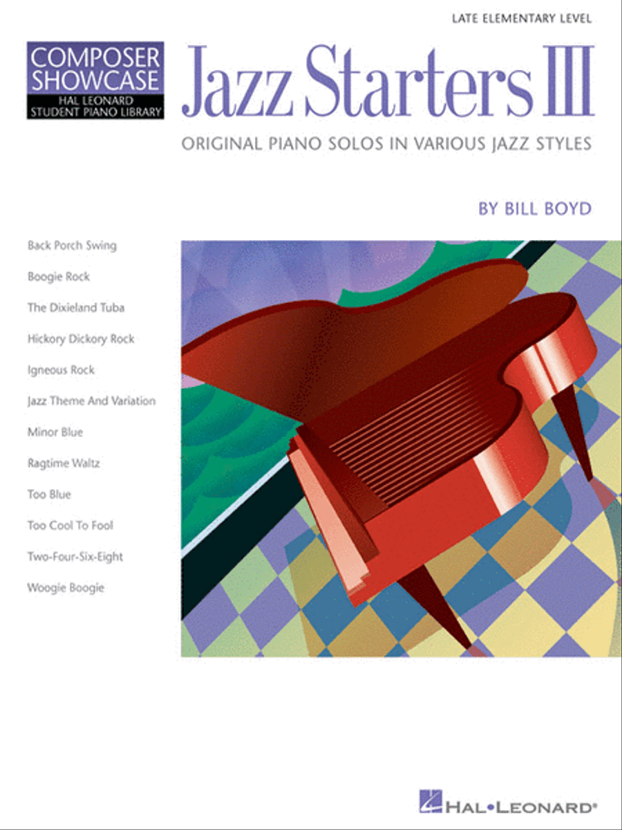 Jazz Starters III Jazz Starters III Piano Method scores gallery preview page 1
