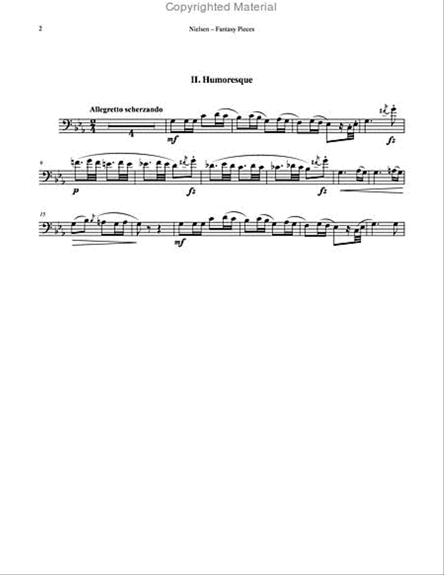 Two Fantasy Pieces, Op. 2 for Euphonium & Piano Euphonium scores gallery preview page 3