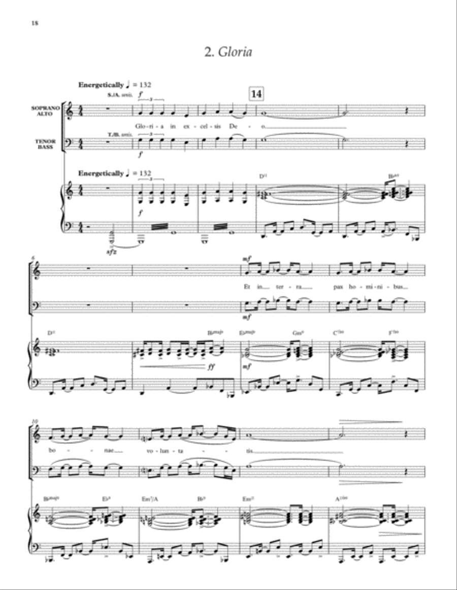Mass in Blue Mass in Blue 4-Part scores gallery preview page 6