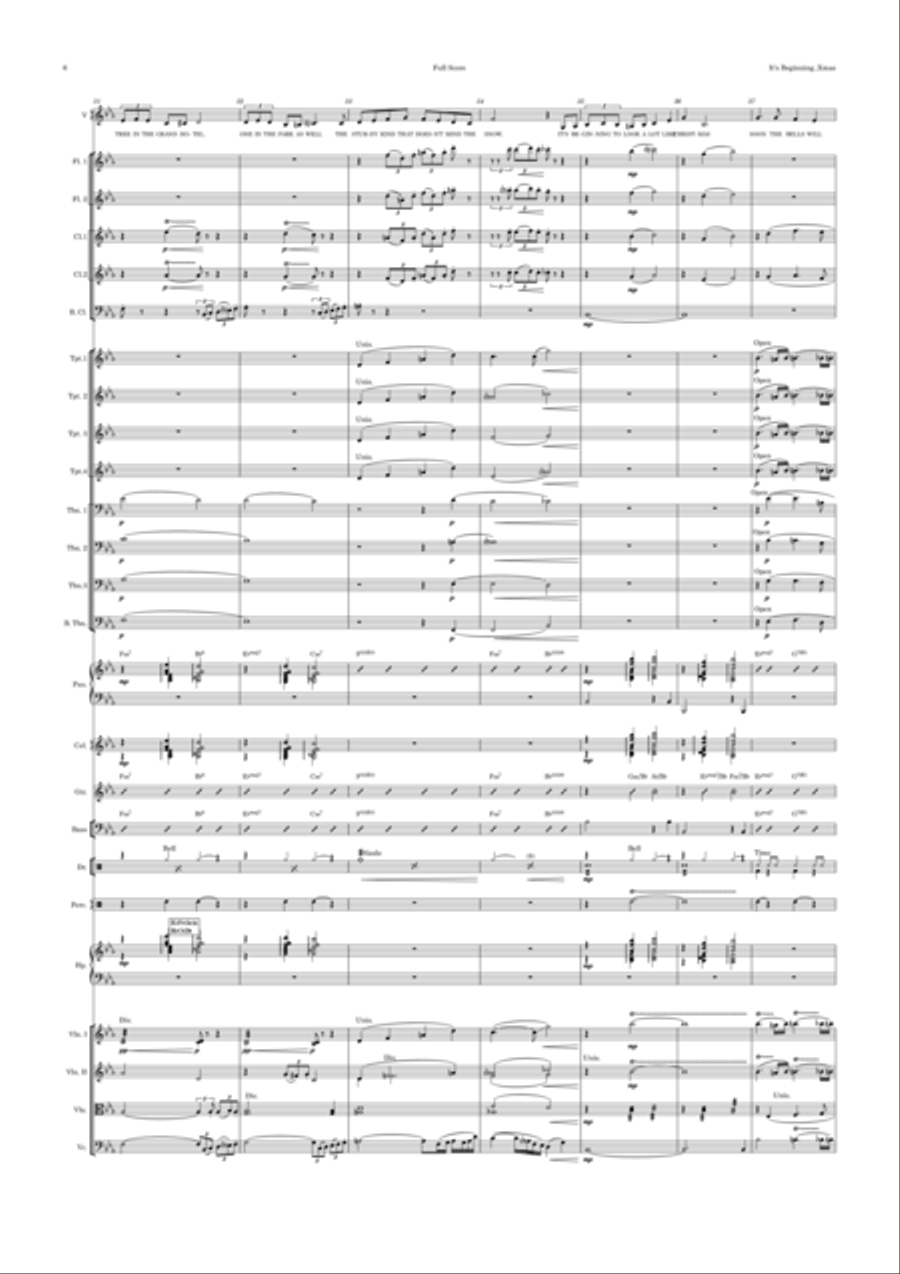 It's Beginning To Look Like Christmas Full Orchestra scores gallery preview page 6