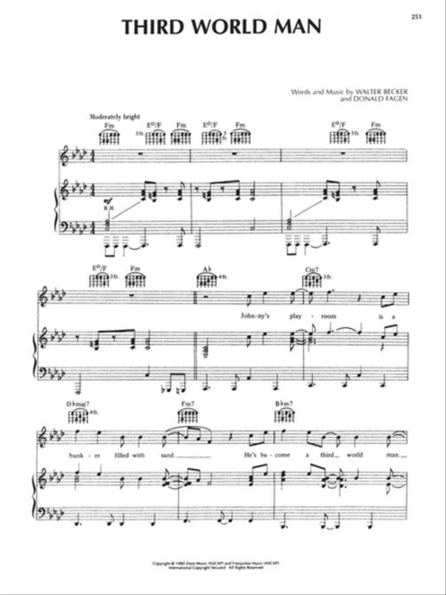 Steely Dan Greatest Songs 【スティーリー・ダン】タブ譜