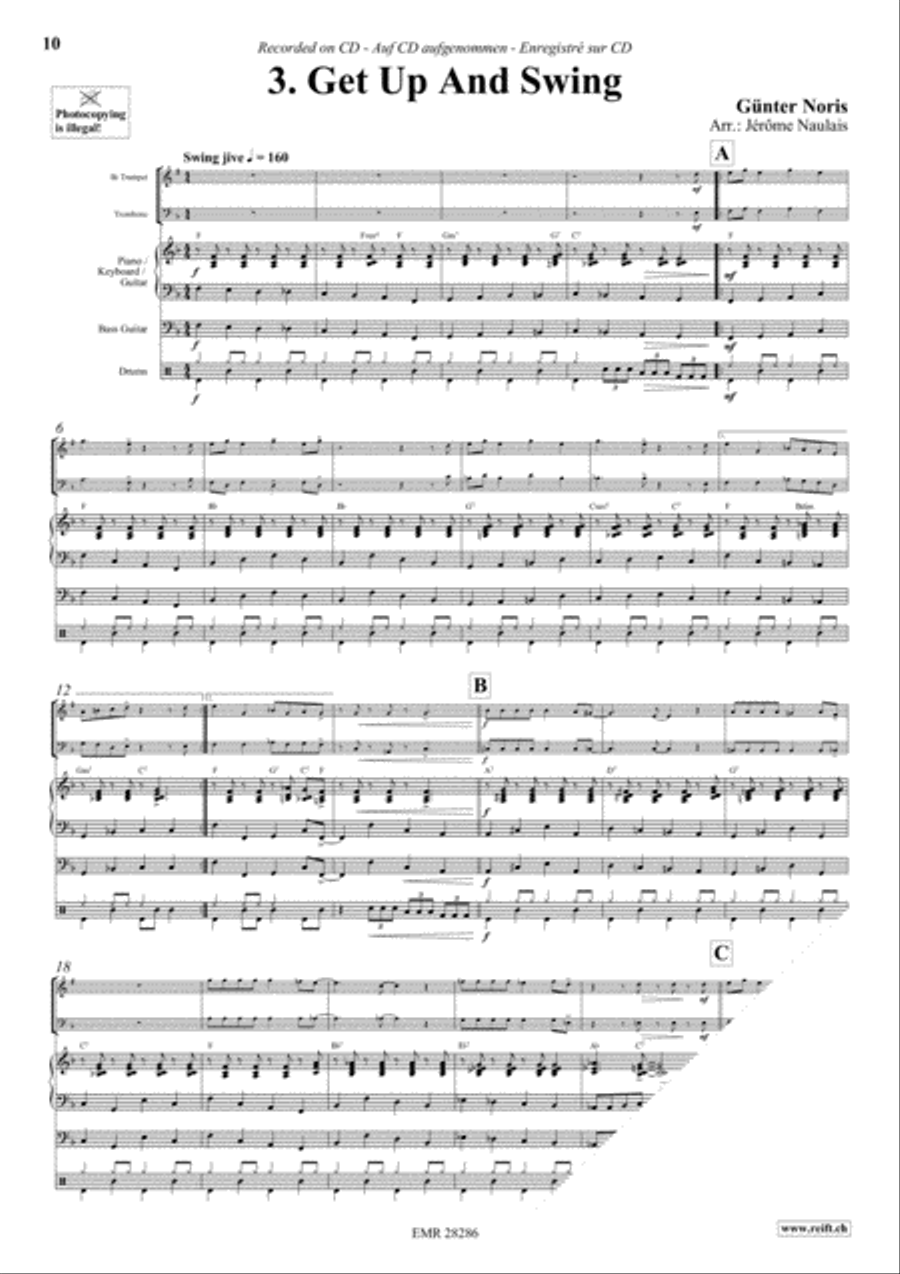 Let's Dance Volume 2 Brass Ensemble scores gallery preview page 5