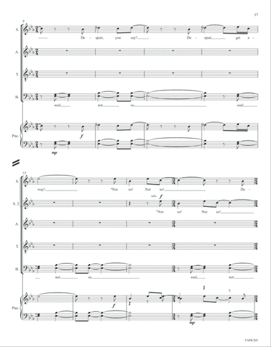 Winter Soul 4-Part scores gallery preview page 9