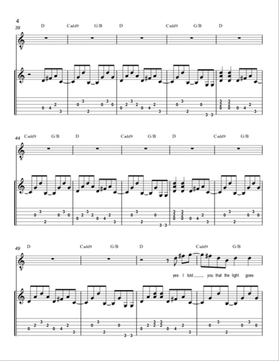 Badge Guitar Tablature scores gallery preview page 4