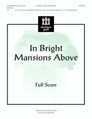 Book cover for In Bright Mansions Above - Full Score