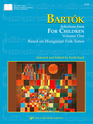 Book cover for Bartok - Selections From For Children Vol.1 Sz.42
