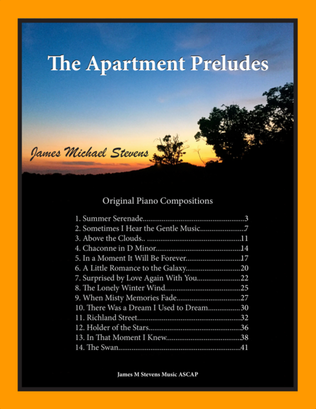 The Apartment Preludes (Piano Book)
