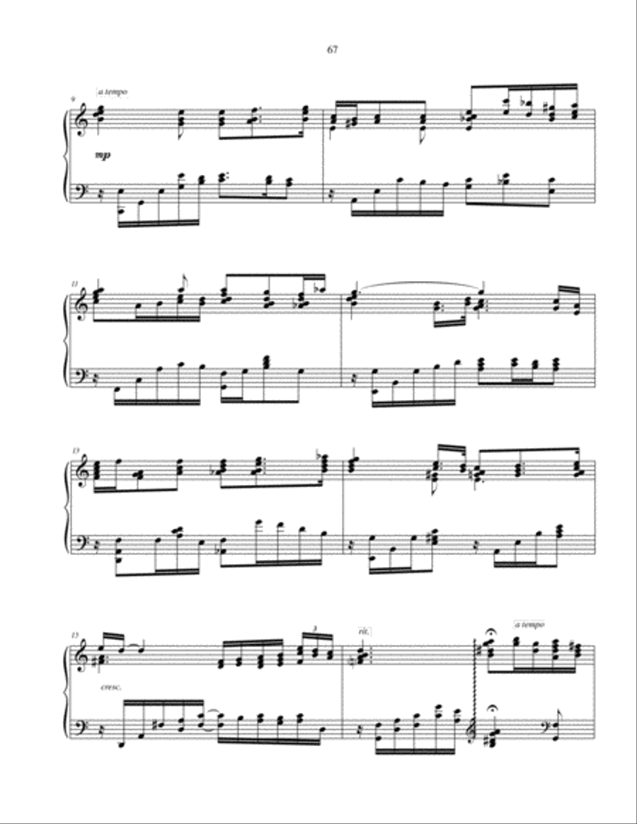 Eagle Soaring - original piano solo Piano Solo scores gallery preview page 3