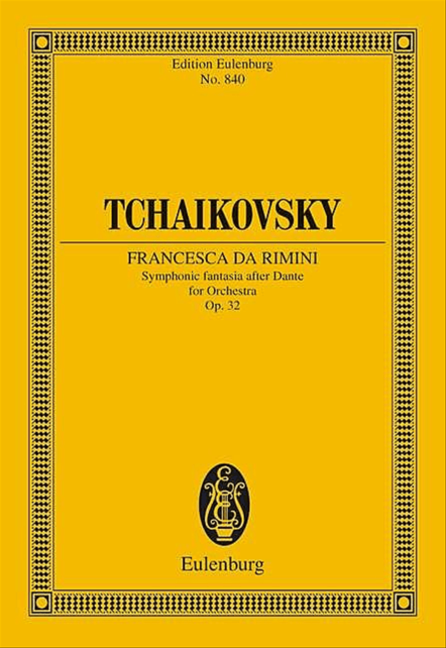 Francesca da Rimini, Op. 32, CW 43 Orchestra scores gallery preview page 1