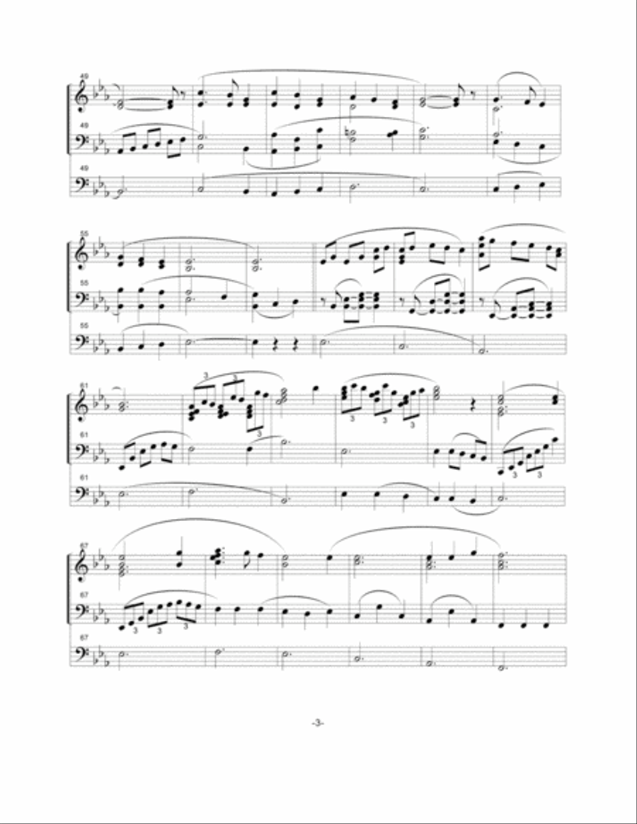 Banquet of Love Organ Solo scores gallery preview page 4