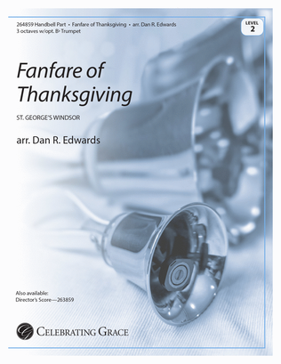 Fanfare of Thanksgiving Handbell Part (Print)